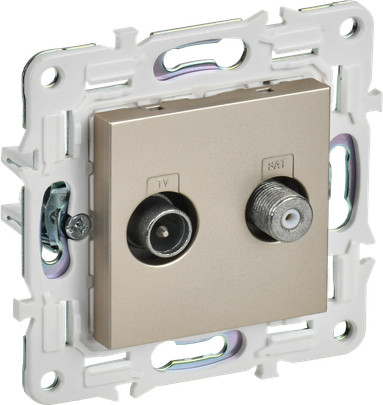 Розетка IEK Skandy SK-AF20-O-K37 - фото