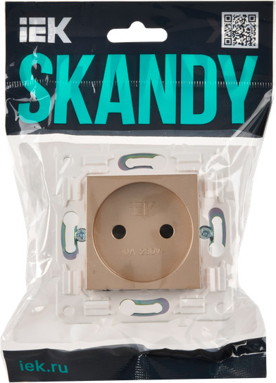 Розетка IEK Skandy SK-R13-10-K98