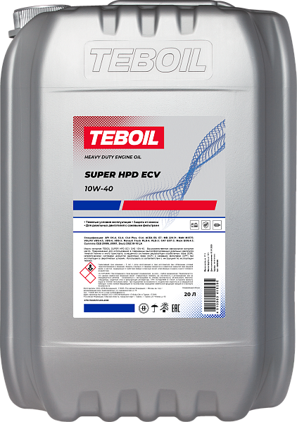 Моторное масло Teboil Super HPD ECV 10W40 / 2284526 - фото
