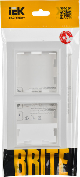 Рамка для выключателей и розеток IEK Brite BR-M22-K91