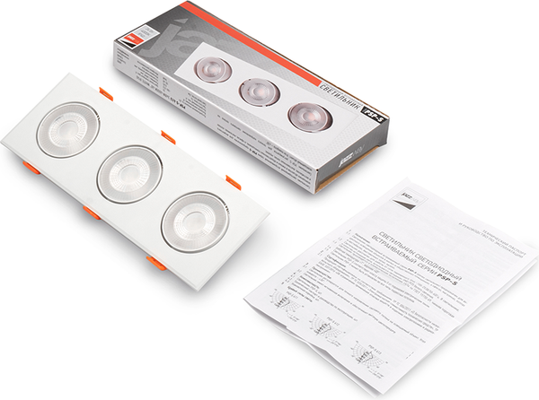 Точечный светильник JAZZway PSP-S 413 3x8Вт 4000К / 5048379
