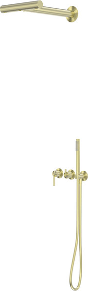 Душевая система со смесителем Abber Perfekte 316 / AF8A18BG - фото