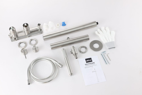 Душевая система со смесителем Abber Perfekte 316 / AF8A18BST