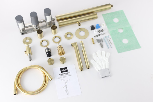 Душевая система со смесителем Abber Perfekte 316 / AF8A50BG