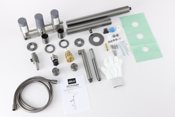 Душевая система со смесителем Abber Perfekte 316 / AF8A50BGG