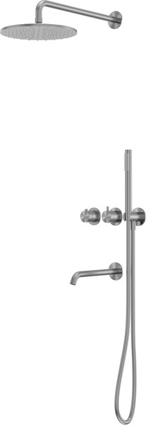 Душевая система со смесителем Abber Wasser Kreis 316 / AF8150BGG - фото