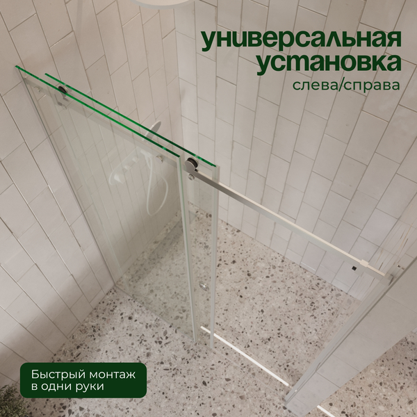 Душевая дверь Benetto BEN_501_SL_C 195x140