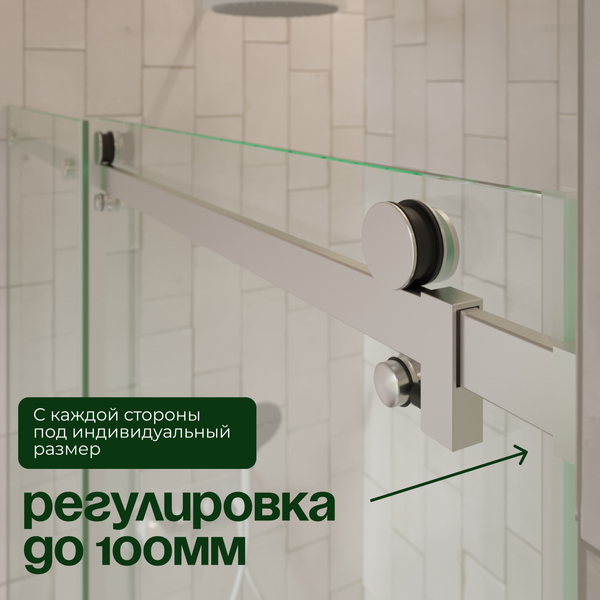 Душевая дверь Benetto BEN_501_SL_C 195x160