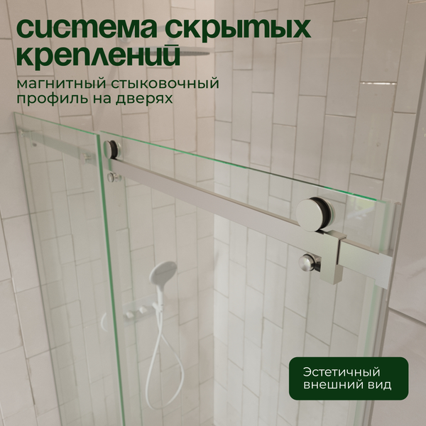 Душевая дверь Benetto BEN_501_SL_C 195x160