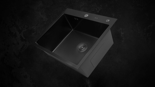Мойка кухонная Astir PVD Black Decor 60x50B