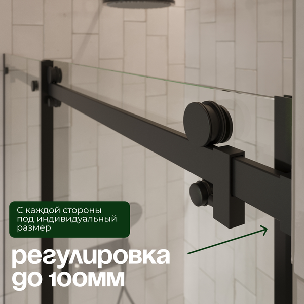 Душевая дверь Benetto BEN_501_BL_C 195x120