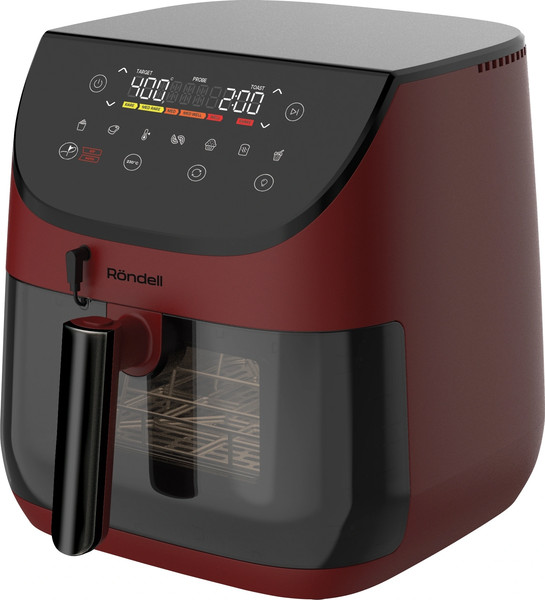 Аэрогриль Rondell RDE-AF888 (бургунди/черный) - фото