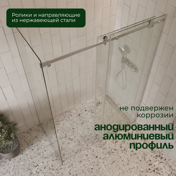 Душевой уголок Benetto BEN_501_SL_C 195x120x80 