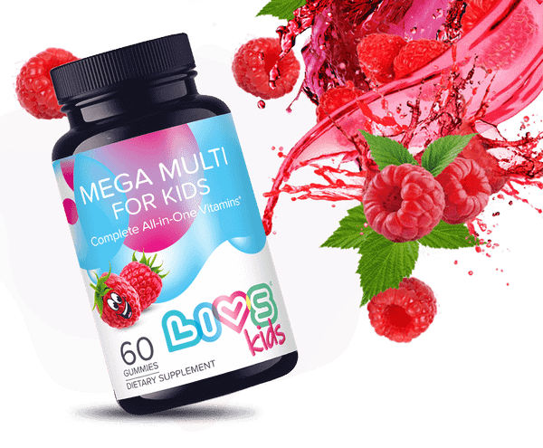 Мультивитаминный комплекс LIVS Мега Малина мармеладные пастилки для детей