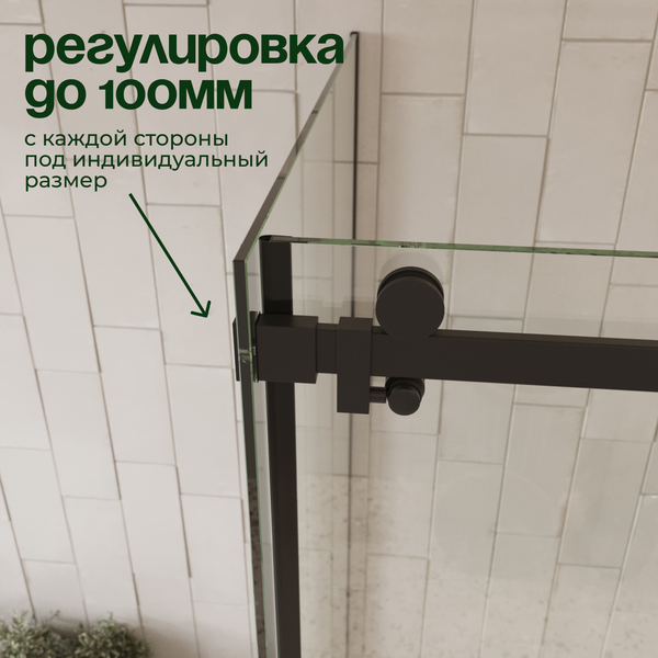 Душевой уголок Benetto BEN_501_BL_C 195x120x90