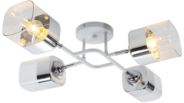 Люстра INhome Aura Teso-4E27ST-WH / 4690612063577 - фото