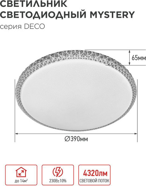 Потолочный светильник INhome Deco Mystery 4690612063447