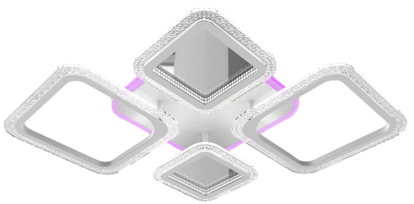 Люстра INhome Elegant Space-120RGB-WH-BG / 4690612062327 - фото