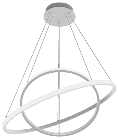 Потолочный светильник INhome Estetika Ring-95RC-2WH / 4690612062495 - фото