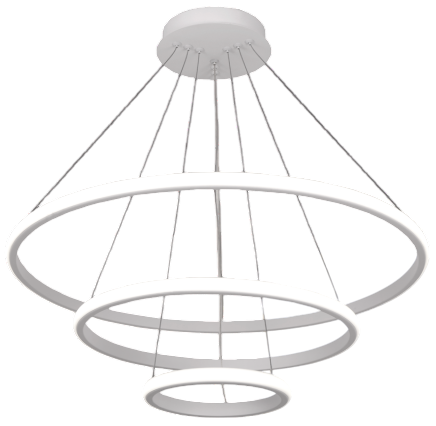 Люстра INhome Estetika Ring-140RC-3WH / 4690612062464 - фото