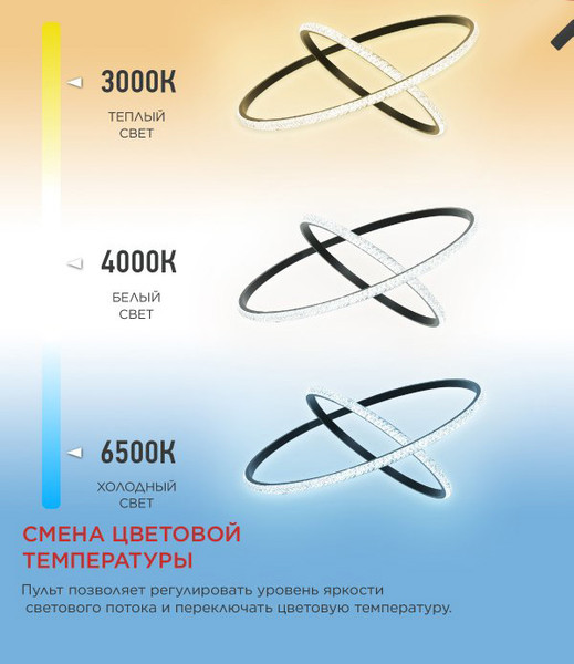 Потолочный светильник INhome Estetika Ring-Mystery-95RC-2BL / 4690612062525