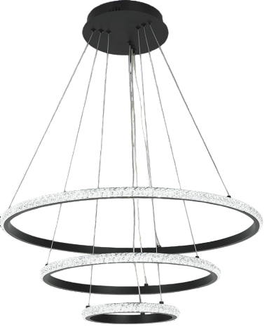 Люстра INhome Estetika Ring-Mystery-140RC-3BL / 4690612062518 - фото