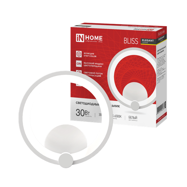 Бра INhome Elegant Bliss-WH 30Вт 230В 3000-6500K / 4690612062280