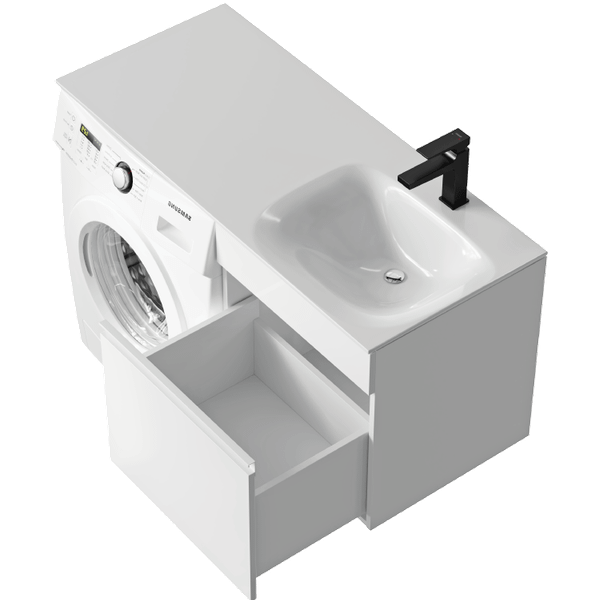 Тумба под умывальник Aqwella под стиральную машину Duet DU01051