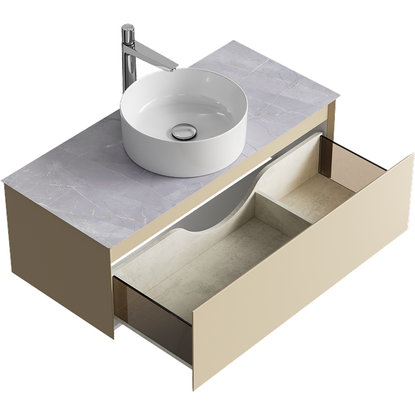 Тумба под умывальник Aqwella Geometria GE01101MD+STG1014X456GS