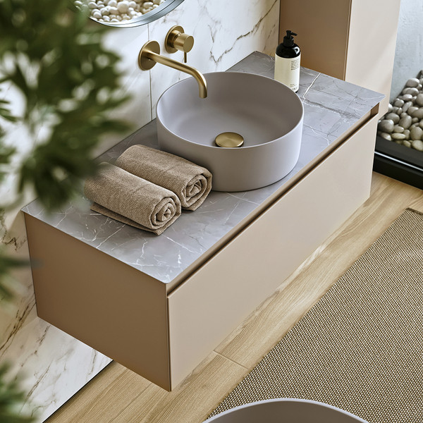 Тумба под умывальник Aqwella Geometria GE01101MD+STG1014X456GS