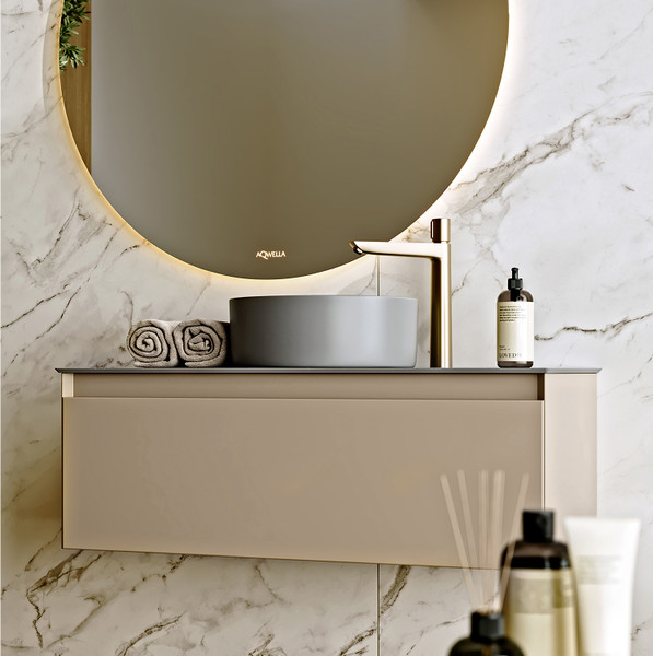 Тумба под умывальник Aqwella Geometria GE01101MD+STG1014X456GS