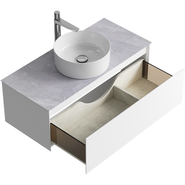 Тумба под умывальник Aqwella Geometria GE01101WM+STG1014X456GS