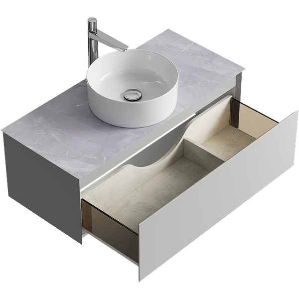 Тумба под умывальник Aqwella Geometria GE01101ST+STG1014X456GS
