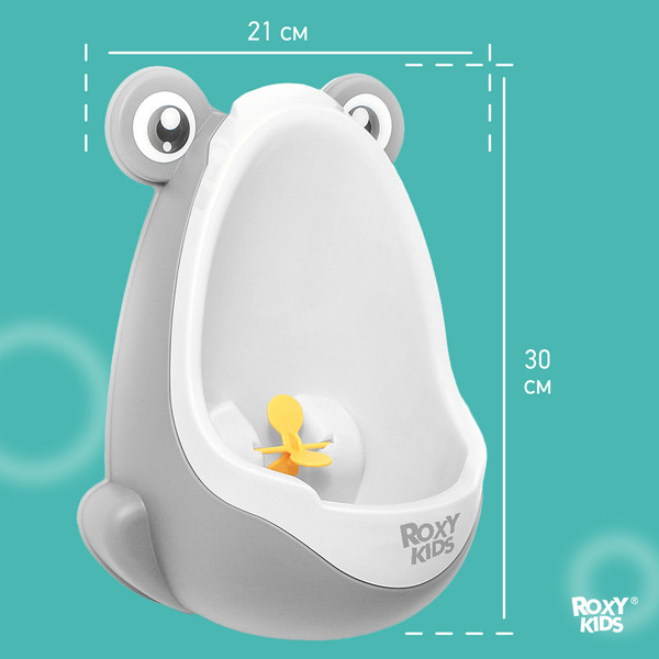 Детский писсуар ROXY-KIDS Лягушка с прицелом / RBP-2129