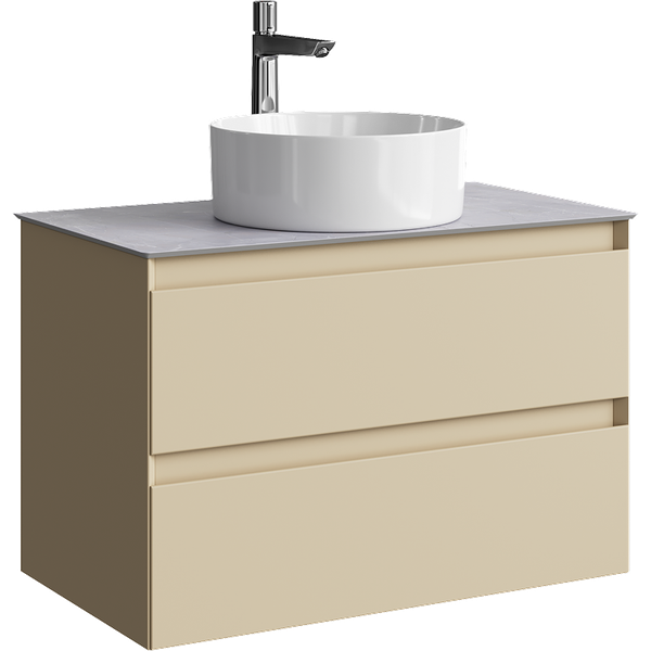 Тумба под умывальник Aqwella Geometria GE01082MD+STG814X476GS - фото