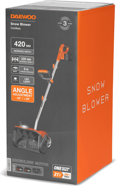 Снегоуборщик аккумуляторный Daewoo Power DAST 4242Li SET