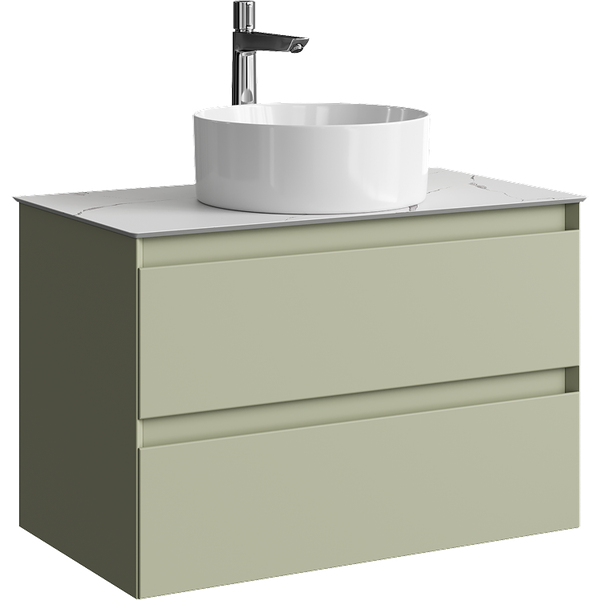 Тумба под умывальник Aqwella Geometria GE01082SH+STG814X476MW - фото