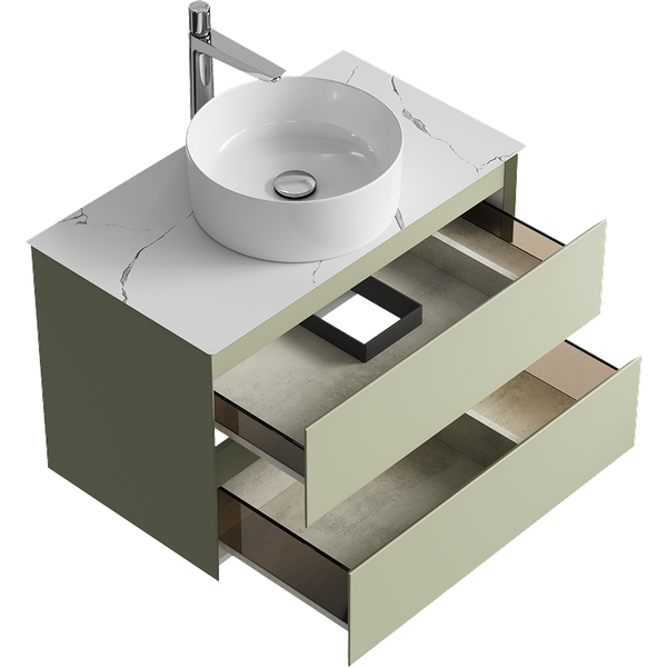 Тумба под умывальник Aqwella Geometria GE01082SH+STG814X476MW