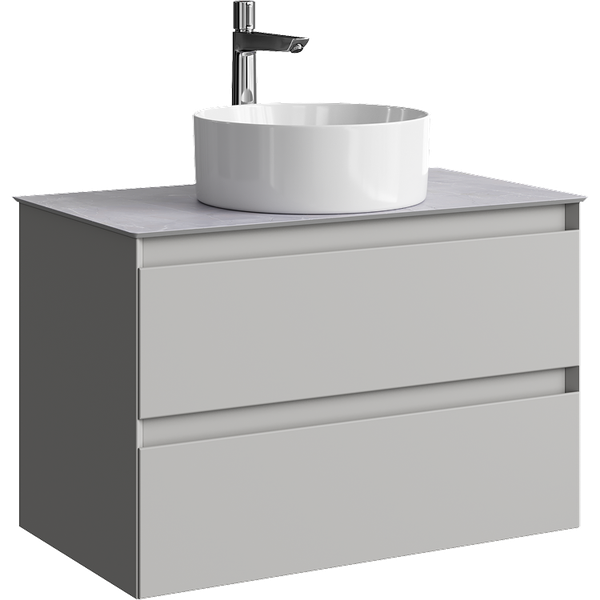 Тумба под умывальник Aqwella Geometria GE01082ST+STG814X476GS - фото