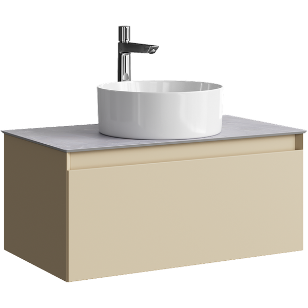 Тумба под умывальник Aqwella Geometria GE01081MD+STG814X476GS - фото