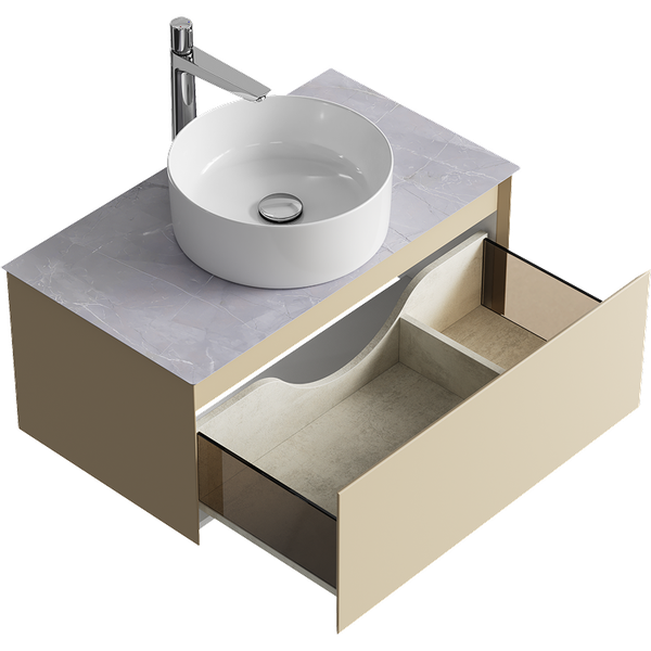 Тумба под умывальник Aqwella Geometria GE01081MD+STG814X476GS