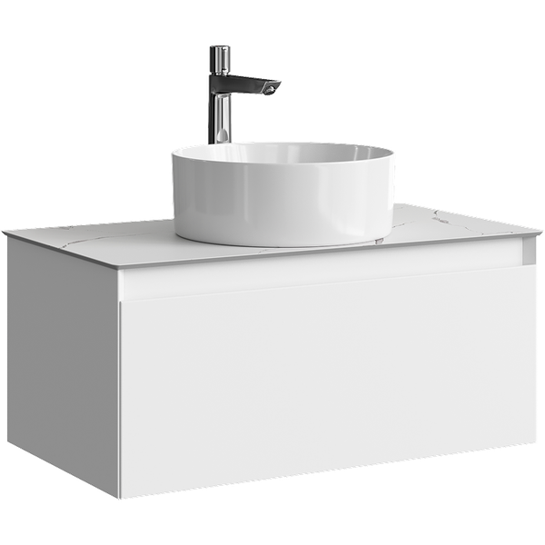 Тумба под умывальник Aqwella Geometria GE01081WM+STG814X476MW - фото