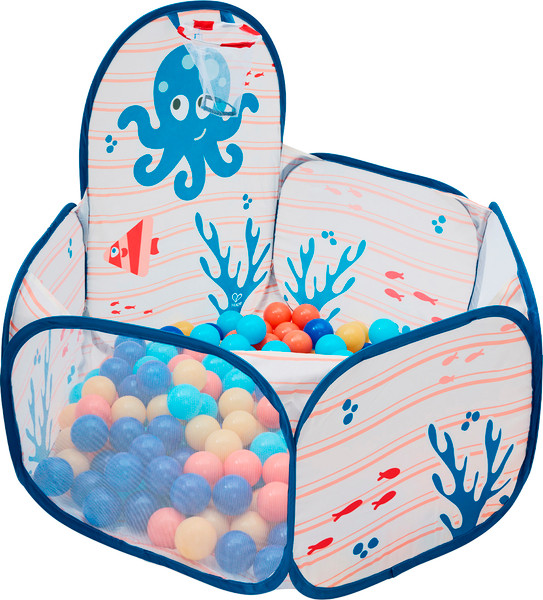 Сухой бассейн Hape Океан с шариками / E8973_HP - фото