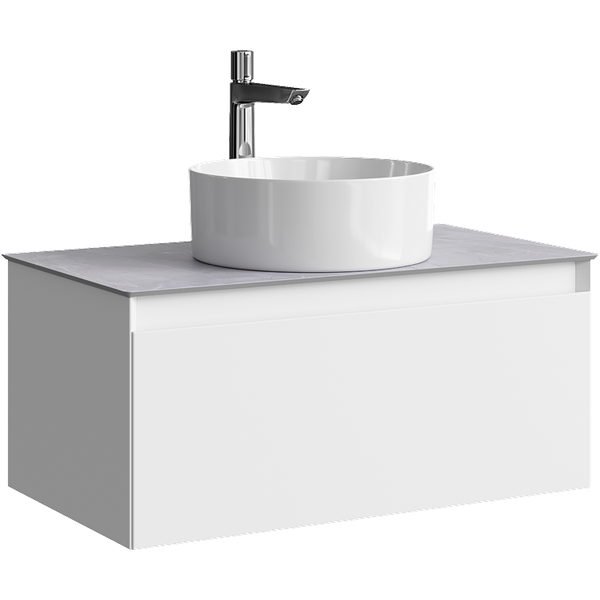 Тумба под умывальник Aqwella Geometria GE01081WM+STG814X476GS - фото