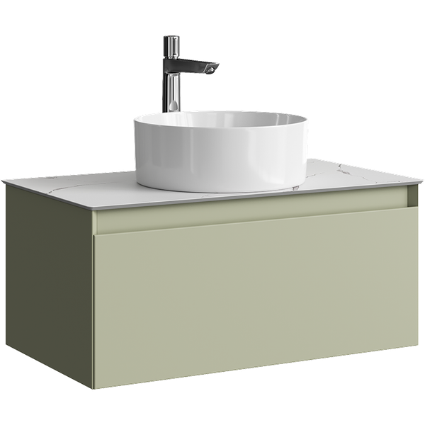 Тумба под умывальник Aqwella Geometria GE01081SH+STG814X476MW - фото