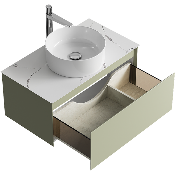 Тумба под умывальник Aqwella Geometria GE01081SH+STG814X476MW