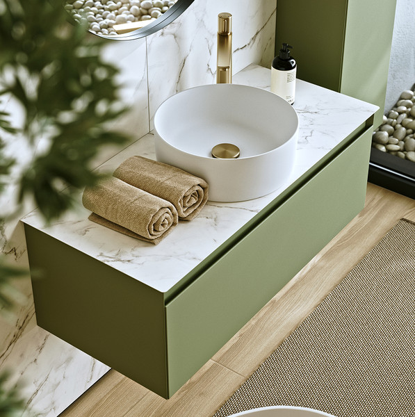 Тумба под умывальник Aqwella Geometria GE01081SH+STG814X476MW
