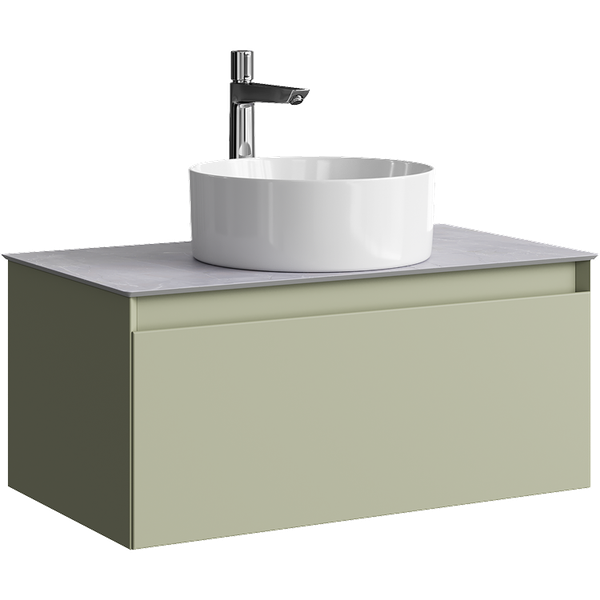 Тумба под умывальник Aqwella Geometria GE01081SH+STG814X476GS - фото