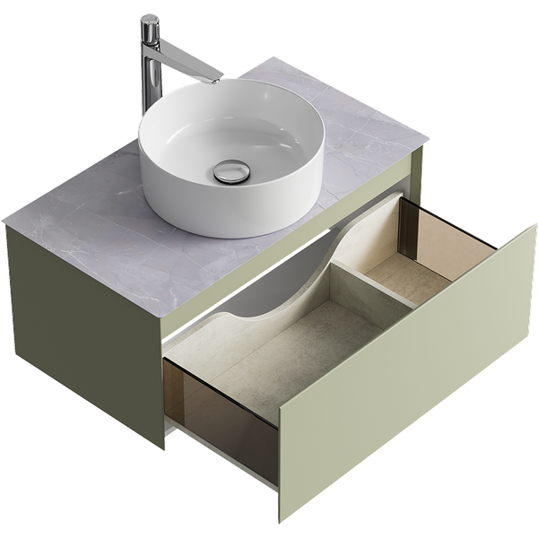 Тумба под умывальник Aqwella Geometria GE01081SH+STG814X476GS