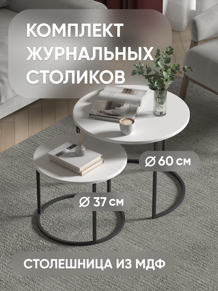 Комплект журнальных столиков Кортекс-мебель Кайзер-01